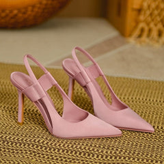 Pointed Toe Heeled Pumps Newgew