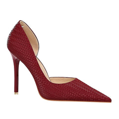 Point Toe Stiletto Heeled Pumps Newgew