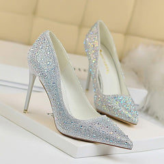 High Heeled Shallow Mouth Pumps Newgew