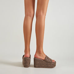 Woven Wedge Sandals Newgew