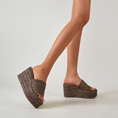 Woven Wedge Sandals Newgew