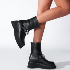 British-style Platform Boots Newgew