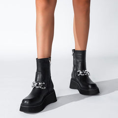 British-style Platform Boots Newgew