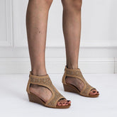 Hollow Wedge Sandals Newgew