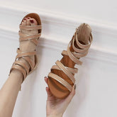 Strappy Wedge Sandals Newgew