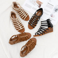 Round Toe Open-Toe Sandals Newgew
