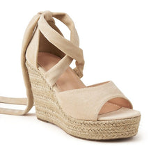 Wedge Heel lace-up Sandals Newgew