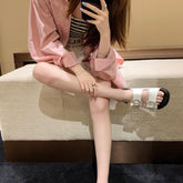 Newbella Diamond Buckle Casual Sandals Newgew