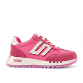 Front Lace-up Retro Color Block Sneakers Newgew