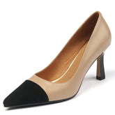 Abby Cap Toe Mid Heel Pumps Newgew