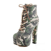 High Block Heel Booties Newgew