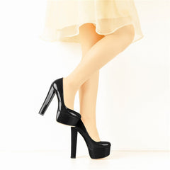 Chunky High Heels Shoes Newgew