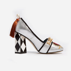 Harmony Fancy Rivet Tassel Chunky Heels Newgew