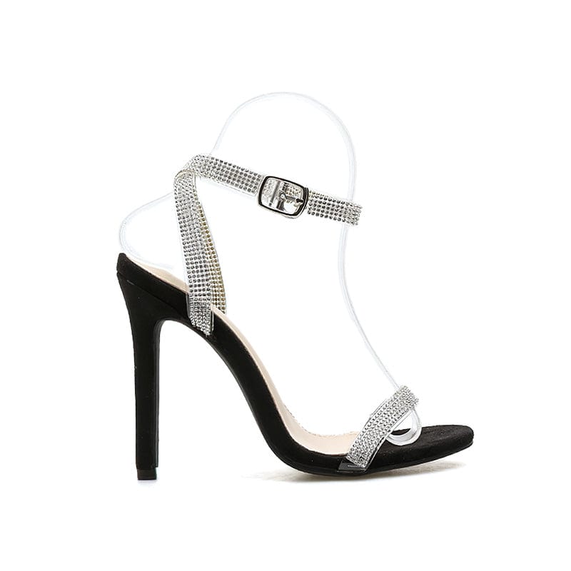 Rhinestones Elegant Heeled Sandals Newgew