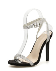Rhinestones Elegant Heeled Sandals Newgew