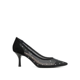 Pointed-Toe Shallow-Mouth Mesh Shoes Newgew