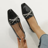 Women Anti-slip Bow Loafers Newgew