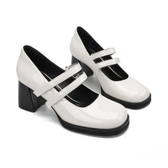 Retro Shallow Mouth Mary Janes Newgew