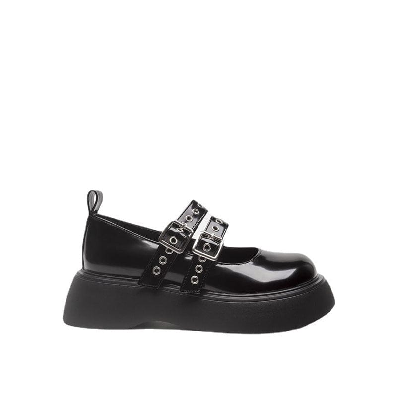 Thick Bottom Retro Mary Janes Newgew