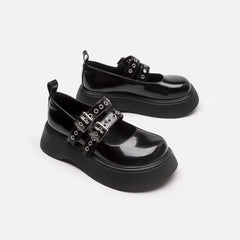 Thick Bottom Retro Mary Janes Newgew