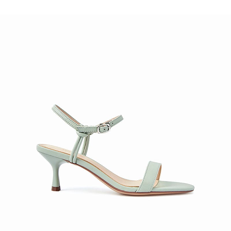 Solid One-Word Belt Sandals Newgew