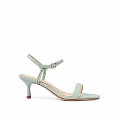Solid One-Word Belt Sandals Newgew