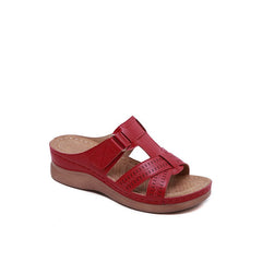 Women Summer Hook & Loop Platform Sandals Newgew