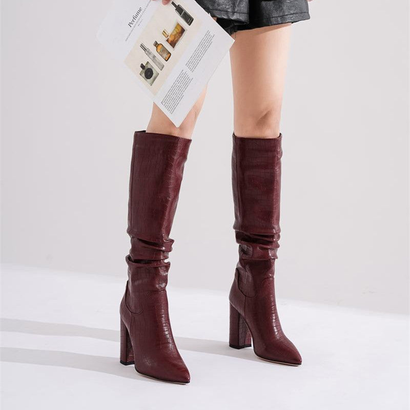 Frazer Slouch Knee High Boots Newgew
