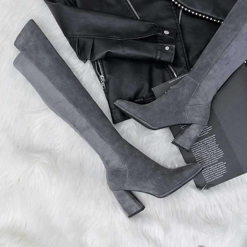 Sutton Handmade Stretch over the Knee Boots Newgew