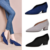 Rachael V Cut Heels Pumps Newgew