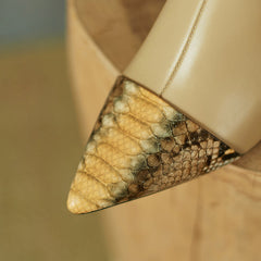 Felix Pointed Toe Nude Ankle Boots Newgew