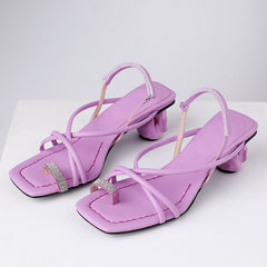 Cordelia Flip Flop Strappy Heeled Sandals NEW GEW