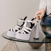 Charlie Gladiator Platform Chunky Heel Sandals NEW GEW