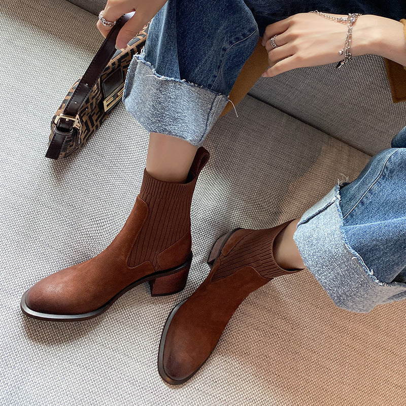 Charley Handmade Genuine Leather Chelsea Ankle Boots NEW GEW