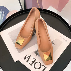 Carlie Handmade Genuine Leather Heels Newgew