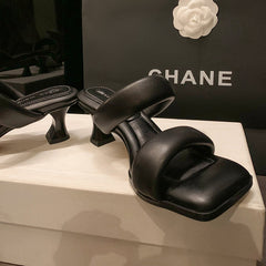 Dawn Handmade Kitten Heel Mules Slides Sandals NEW GEW