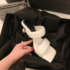 Dawn Handmade Kitten Heel Mules Slides Sandals NEW GEW