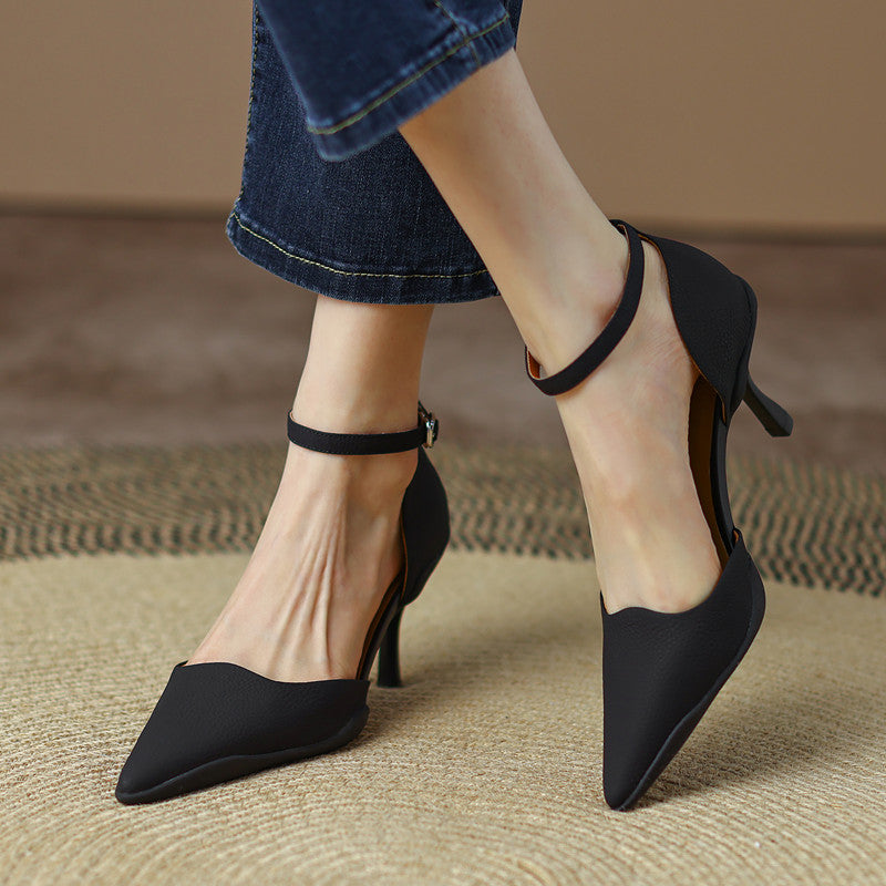 Carol Ankle Strap Novelty Heels Newgew