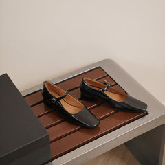 Flor Black Mary Jane Shoes Newgew