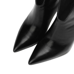 Maci Black Stiletto Ankle Boots newgew