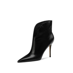 Maci Black Stiletto Ankle Boots newgew