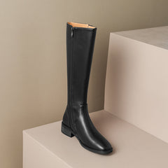 Nahla Brown Knee High Boots for Women newgew