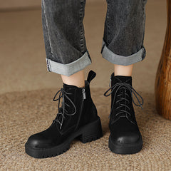 Huda Lug Sole Tan Platform Boots Newgew