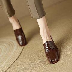 Issa Penny Loafer Heels Brown newgew