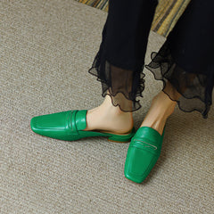 Esme Green Penny Loafer Mules NEW GEW