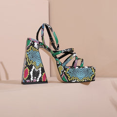 Dior Platform Chunky Heel Strappy Sandals NEW GEW