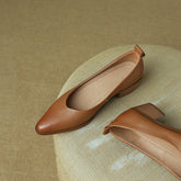 Itzel Brown Womens Slip on Heels newgew