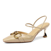 Fiona Nude Kitten Heels Newgew