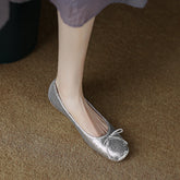 Maia Sequin Ballet Flats with Bow newgew