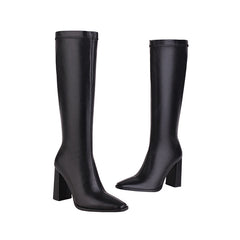 Gala Pink Knee High Boots Newgew